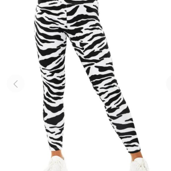 Tipsy Elves Pants - 💖HP💖 Tipsy Elves Zebra Print High Waisted Leggings | M